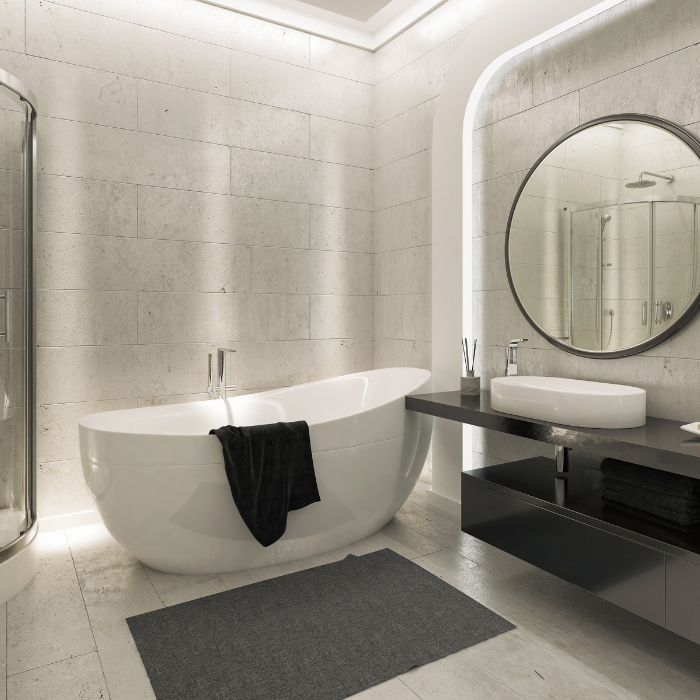 Salle de bain carrelage et faience